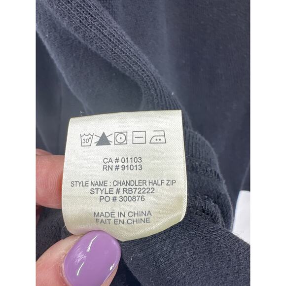 Robert Barakett Black Half Zip Pullover Size XL - Picture 7 of 7